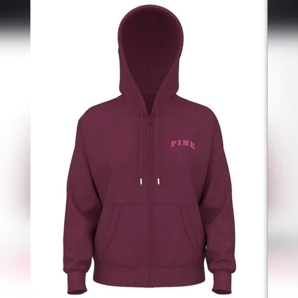 PINK Victoria's Secret Maroon Hoodie